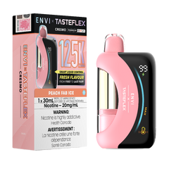 Envi x Tasteflex Cresmo 125k Disposable Vape - Peach Fab Ice