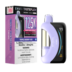 Envi x Tasteflex Cresmo 125k Disposable Vape - Triple Berry Ice