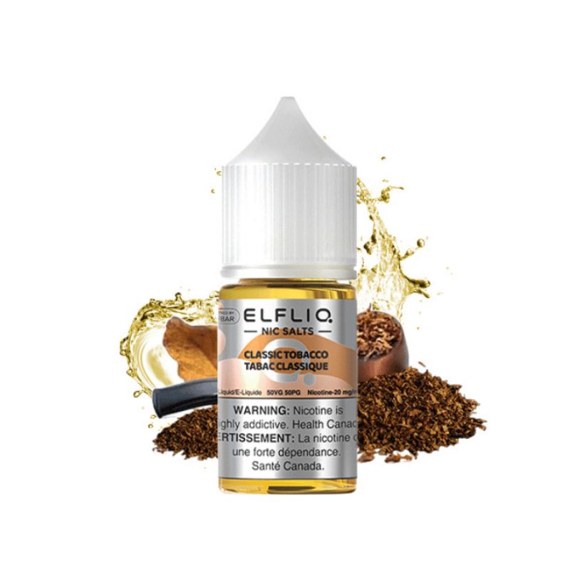 BUY ELFLIQ CLASSIC TOBACCO SALT NIC E-LIQUID AT MISTER VAPOR ONTRARIO CANADA