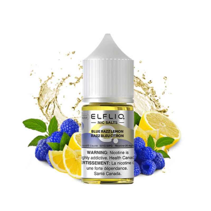 #1. RATED ELFLIQ BLUE RAZZ LEMON (SALT NIC)  E-LIQUID @ MISTER VAPOR ONARTIO CANADA