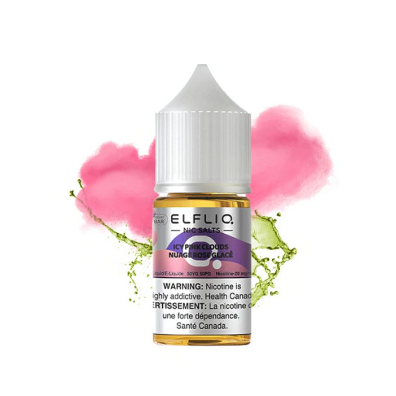 #1 TOP ELFLIQ ICY PINK CLOUDS SALT NIC E-LIQUID AT MISTER VAPOR CANADA