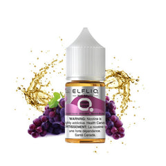 #1. SAME-DAY DELIVERY ELFLIQ GRAPE (SALT NIC)  E-LIQUID @ MISTER VAPOR ONARTIO CANADA