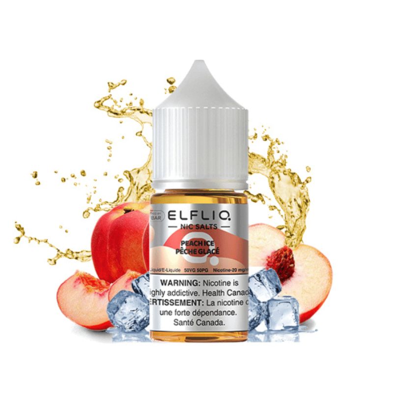 ELFLIQ PEACH ICE SALT NIC E-LIQUID