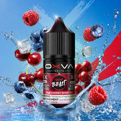 Flavour Beast x Oxva Nicotine Salts E-liquid - Fresh Cherry Berry Ice