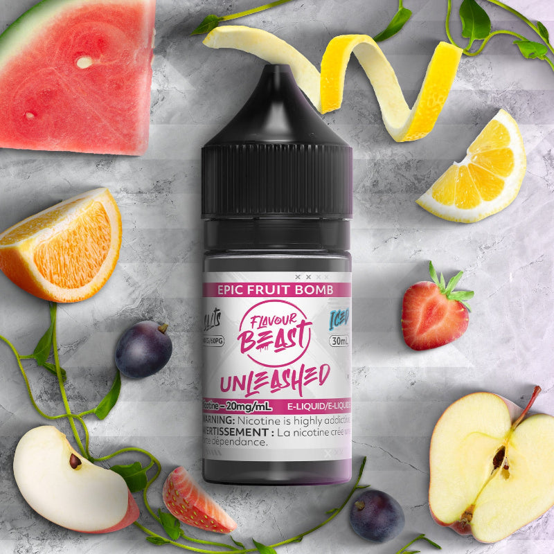 FLAVOUR BEAST UNLEASHED SALT 30mL - EPIC FRUIT BOMB ICE