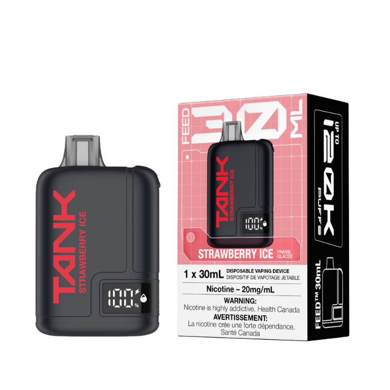 Feed Tank 120k - Strawberry Ice Disposable Vape