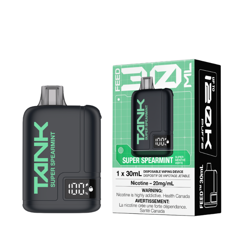 Feed Tank 120k - Super Spearmint Disposable Vape