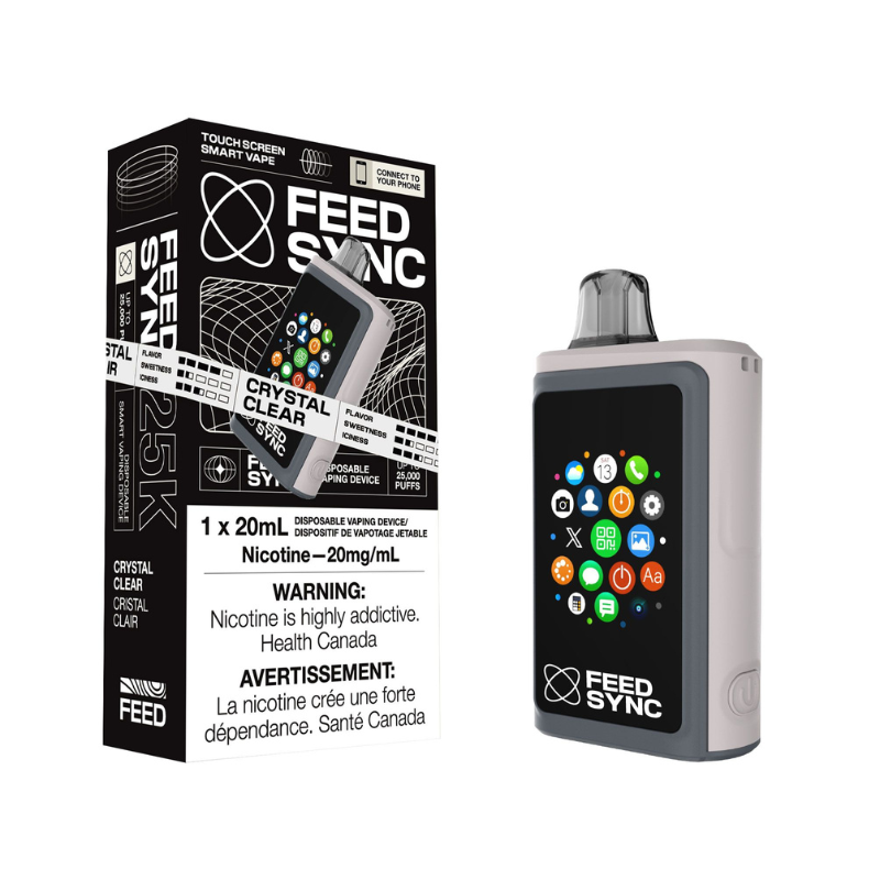 FEED SYNC 25k CRYSTAL CLEAR DISPOSABLE VAPE