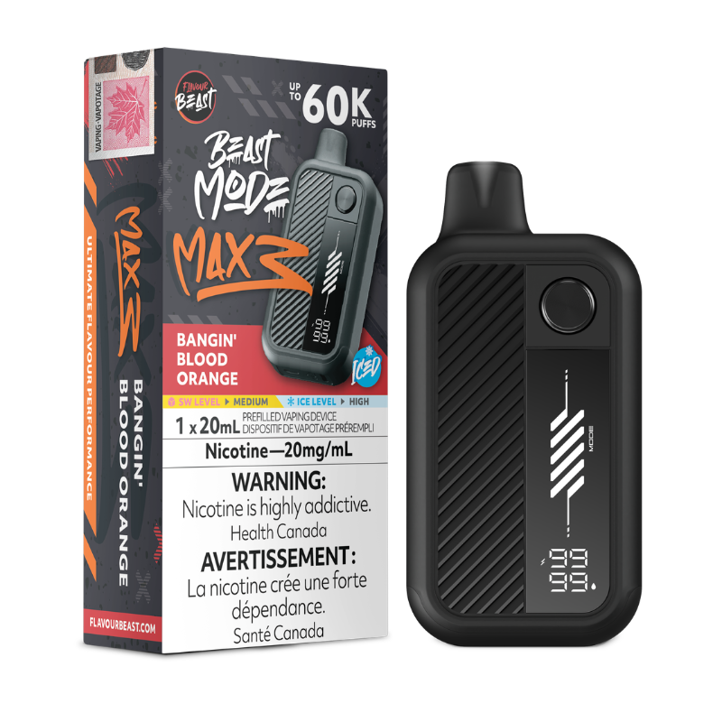 Flavour Beast - Beast Mode Max 3 60k Bangin' Blood Orange Iced Disposable Vape