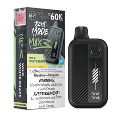 Flavour Beast - Beast Mode Max 3 60k Wild White Grape Iced Disposable Vape - DISPOSABLE - Mister Vapor