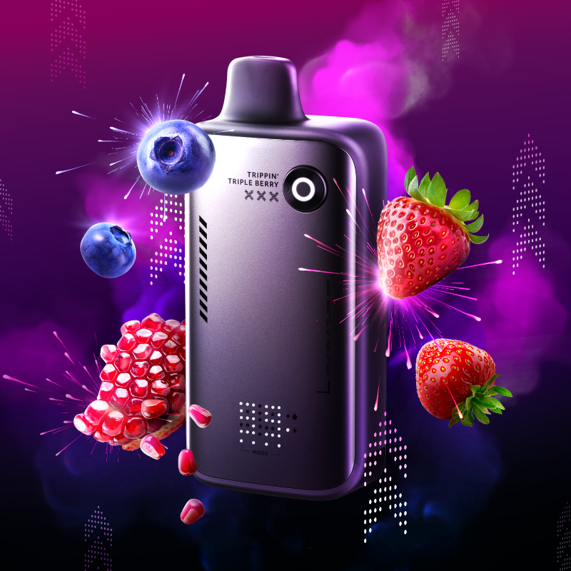 Flavour Beast Alpha 80K Disposable Vape - Trippin' Triple Berry, 30mL