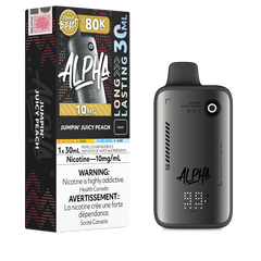 Flavour Beast Alpha 80K Disposable Vape 10MG - Jumpin' Juicy Peach
