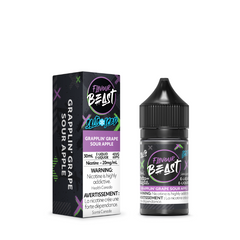 GET THE NEW FLAVOUR BEAST E-LIQUID GRAPPLIN' GRAPE SOUR APPLE ICED SALT AT MISTER VAPOR