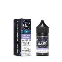 NEW ARRIVAL FLAVOUR BEAST E-LIQUID SUPER SOUR BLUEBERRY ICED SALT AT MISTER VAPOR