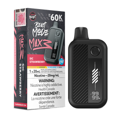 Flavour Beast - Beast Mode Max 3 60k Sic Strawberry Iced Disposable Vape