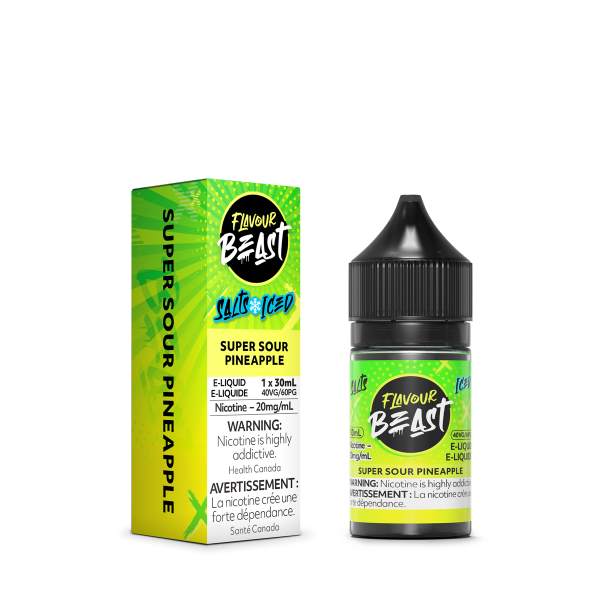 Experience tangy pineapple with an icy twist in Flavour Beast Super Sour Pineapple Iced e-liquid. Refreshing, bold, and full of tropical flavour!