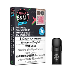 AVALIABLE NOW FLAVOUR BEAST WEEKEND WATERMELON ICED PODS MISTER VAPOR CANADA