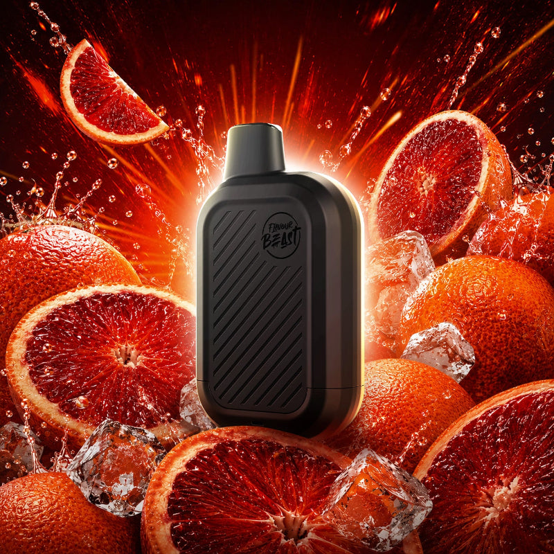 Flavour Beast SIX Disposable - Bangin' Blood Orange Iced