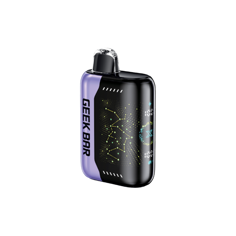 Savor the perfect blend of peach, raspberry, and lime, with a refreshing ice finish. with the Geek Bar Pulse X. 25,000 puffs, 20ML e-liquid, 3D screen, LED lights & adjustable airflow.