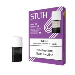 GRAPE ICE - Fresh juicy grapes with a cool exhale. Discover nicotine-free vape pods as a valuable aid in your efforts to quit smoking or lower nicotine consumption. With 0mg nicotine vape pods variants available, you can progressively break free from the habit. 