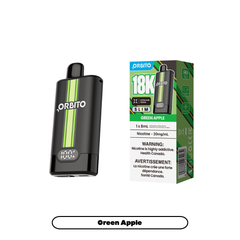 Orbito Slim Disposable Vape - Green Apple, 18k Puffs