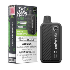 GUSTO GREEN APPLE FLAVOUR BEAST PREFILLED VAPING DEVICE