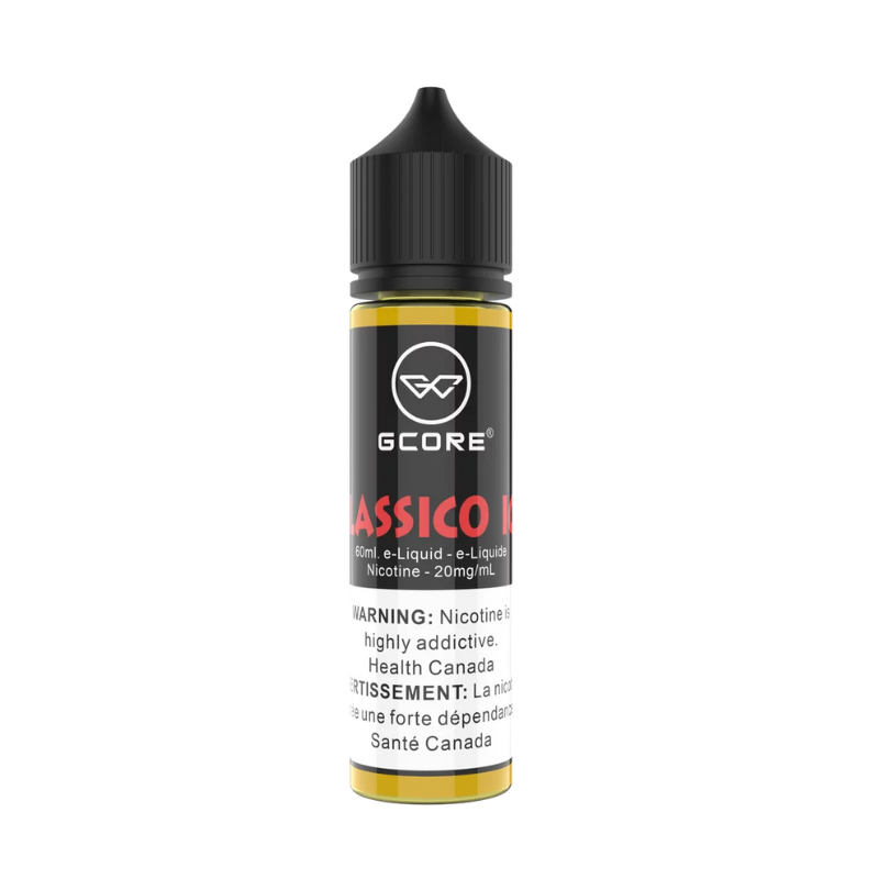 VAPE SHOP TORONTO GCORE E-JUICE CLASSICO ICE SALTS (60ML) MISTER VAPOR