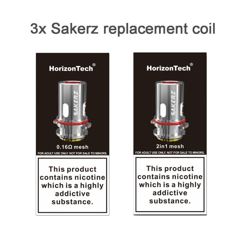 HORIZONTECH SAKERZ REPLACEMENT COIL (3 PACK)