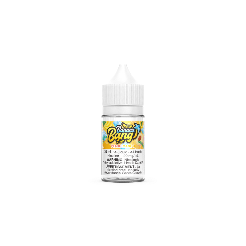 BANANA BANG ICE SALT PEACH MANGO MISTER VAPOR