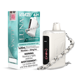 KRAZE LUNA 42K DIAMOND SPEARMINT ICE DISPOSABLE VAPE