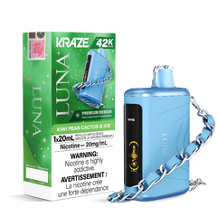 KRAZE LUNA 42K KIWI PEAR CACTUS G ICE DISPOSABLE VAPE