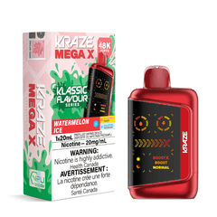 Kraze Mega X 48K - Klassic Watermelon Ice Disposable Vape - DISPOSABLE - Mister Vapor