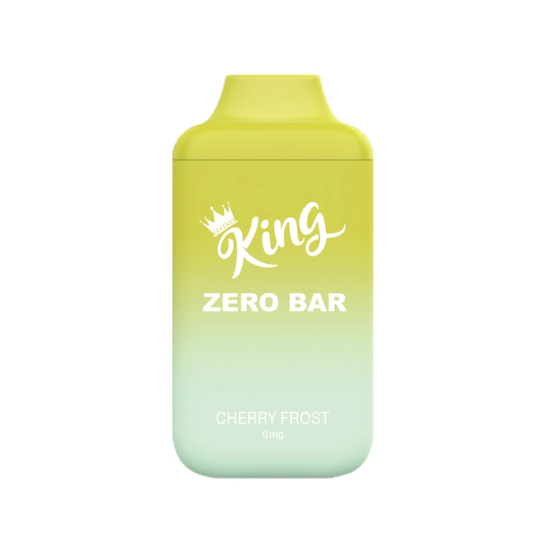 King Zero Bar Cherry Frost Nicotine Free Disposable Vape 6000 Puffs