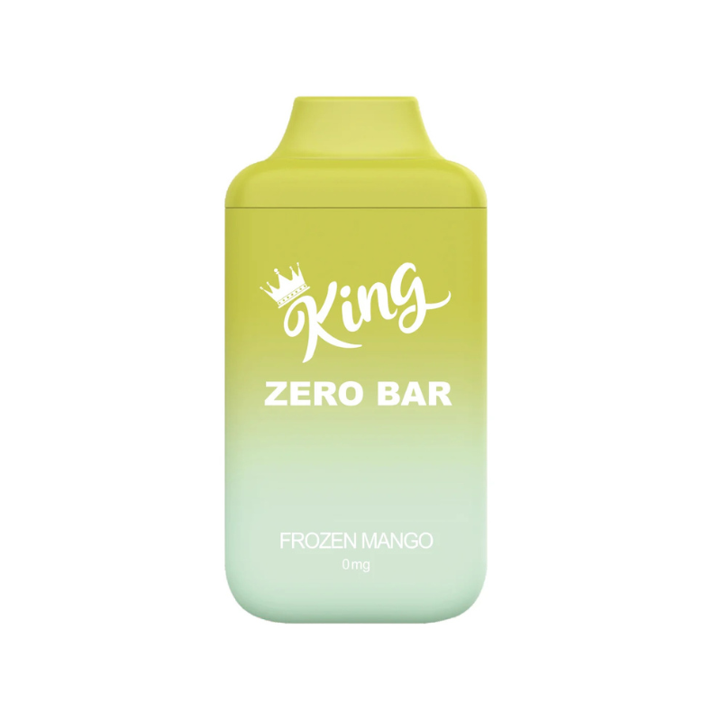 King Zero Bar Frozen Mango Nicotine Free Disposable Vape 6000 Puffs