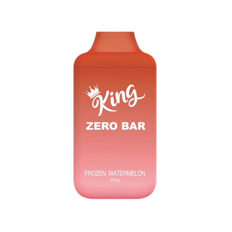 King Zero Bar Frozen Watermelon Nicotine Free Disposable Vape 6000 Puffs