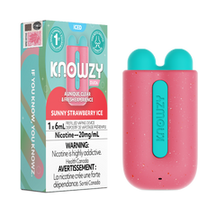 BUY KNOWZY DUO6 SUNNY STRAWBERRY ICE @ Mister Vapor ON, AB, SK, BC, QC, PEI, NS, NL Canada