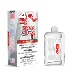 Kraze Giga 150k - Holiday Mint Disposable Vape - DISPOSABLE - Mister Vapor