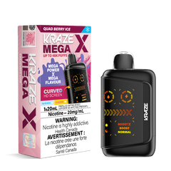Kraze Mega X 48K - Quad Berry Ice Disposable Vape