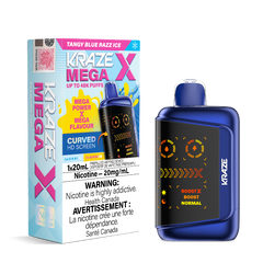Kraze Mega X 48K - Tangy Blue Razz Ice Disposable Vape