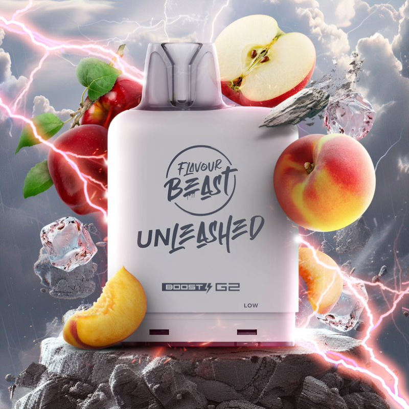 BUY LEVEL X EPIC APPLE PEACH ICED BOOST FLAVOUR BEAST PODS AT MV QUEBEC