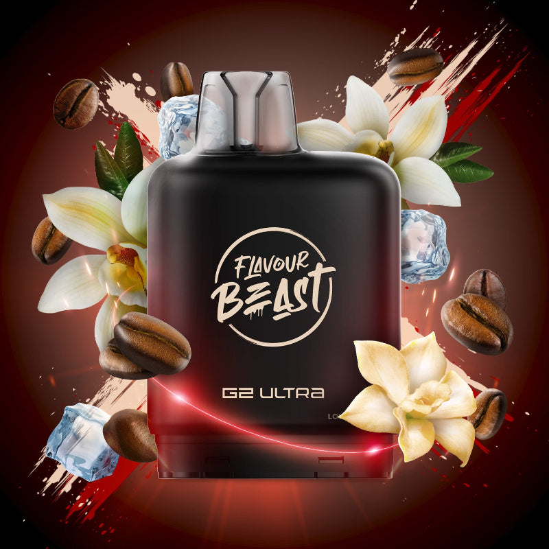 Level X G2 Ultra Flavour Beast Pods - Vanilla Coffee Iced, 50K Puffs