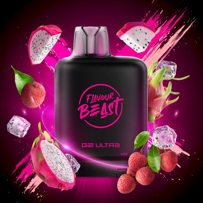 Level X G2 Ultra Flavour Beast Pods - Dreamy Dragon Fruit Lychee Iced 50k Puffs