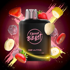 Level X G2 Ultra Flavour Beast Pods - Str8 Up Strawberry Banana Iced
