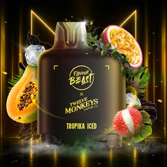 Level X M30 Flavour Beast x Twelve Monkeys Pods - Tropika Iced, 120k Puffs