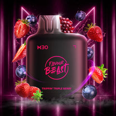 Level X M30 Flavour Beast Pods - Trippin' Triple Berry, 120k Puffs