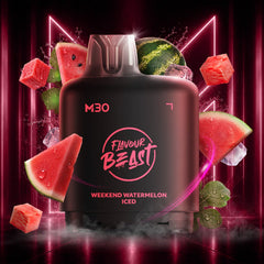 Level X M30 Flavour Beast Pods - Weekend Watermelon Iced, 120k Puffs