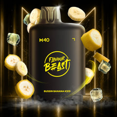 Level X M40 Flavour Beast Pods - Bussin Banana Iced, 160k Puffs