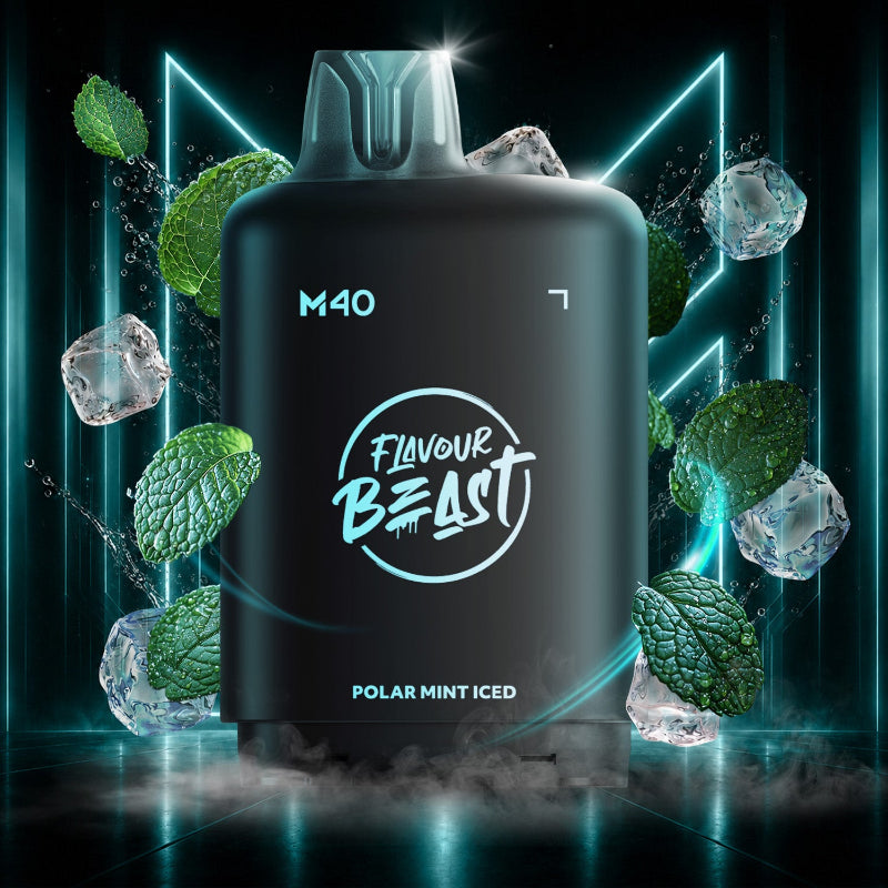Level X M40 Flavour Beast Pods - Polar Mint Iced, 160k Puffs