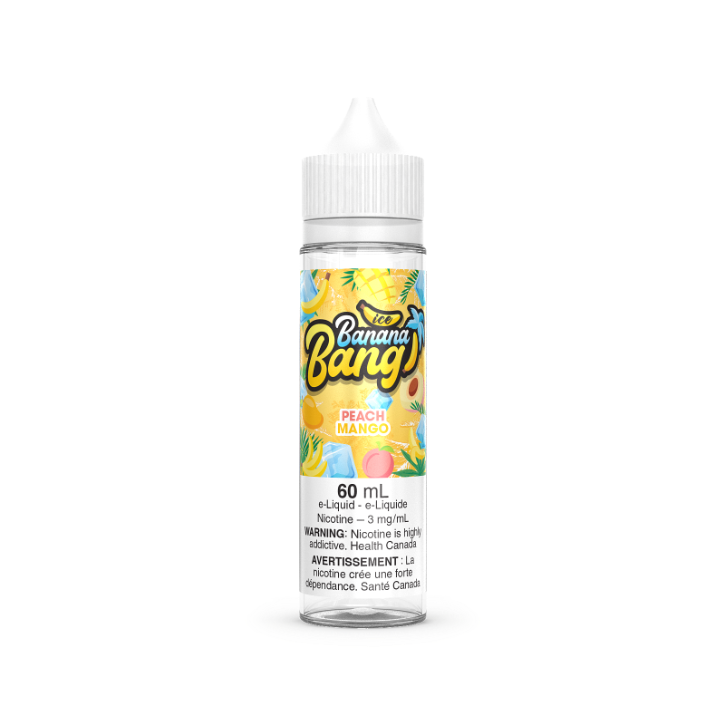 BANANA BANG ICE PEACH MANGO mister vapor