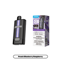 Orbito Slim Disposable Vape - Peach Blueberry Raspberry, 18k Puffs